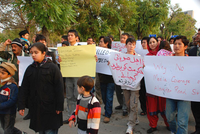 Pakistan: Hazaras protest terror attacks on their community