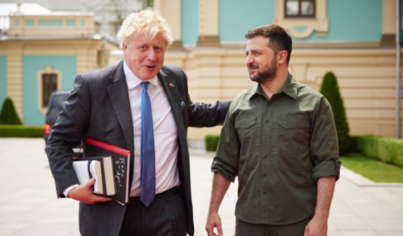 Boris Johnson visits Kyiv once again to meet Zelensky, announces training programme for Ukrainian forces