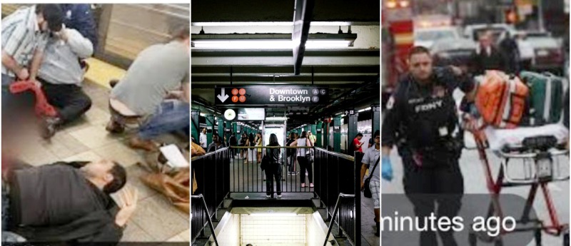 At least 13 injured in shooting at New York's Brooklyn subway station