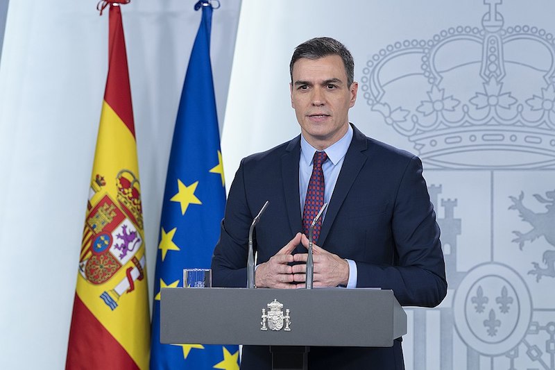 Spanish PM Pedro Sánchez tests positive for Covid