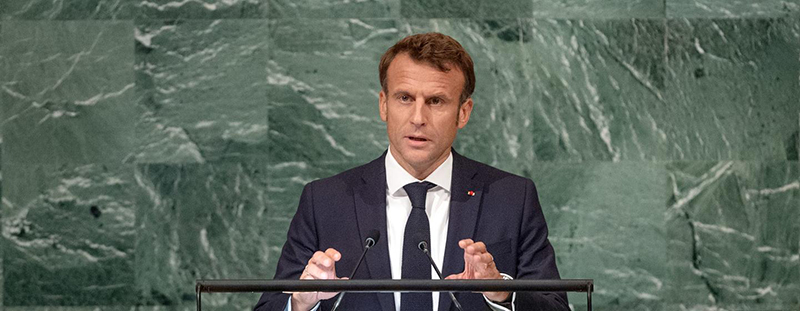 Macron condemns Russia’s invasion of Ukraine as a ‘return to imperialism’, calls on UN to support path to peace