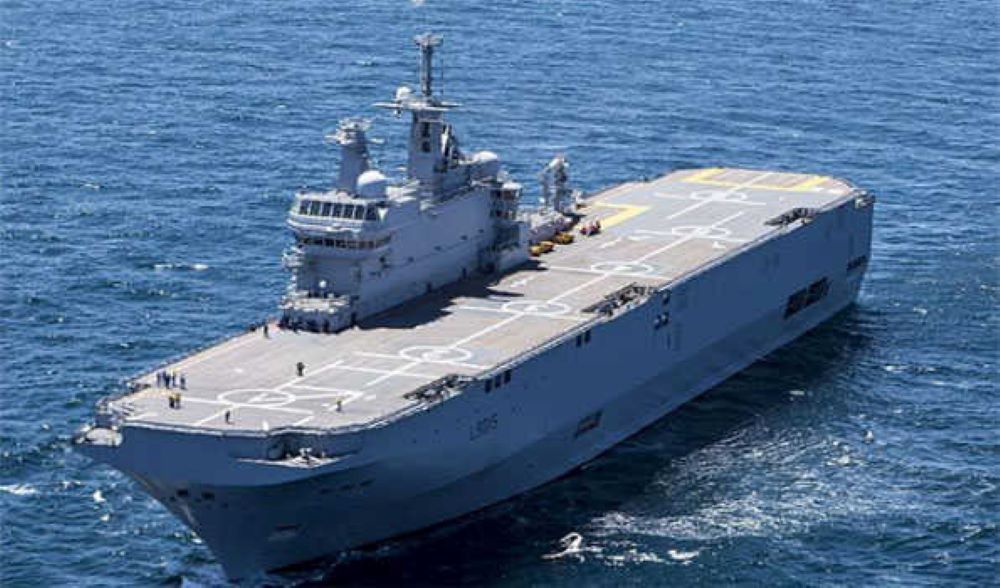 French helicopter carrier to participate in military drills with Japan, India, US: Reports