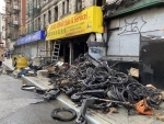 US: Four die as fire breaks out at NYC e-bike store
