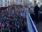 Over 150,000 people take part in Paris protest against planned pension reform: Reports
