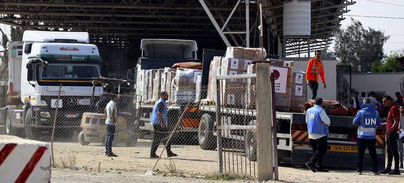Israel-Hamas conflict: Senior UN official says fuel shortage could put the brakes on trucks delivering aid to Gaza