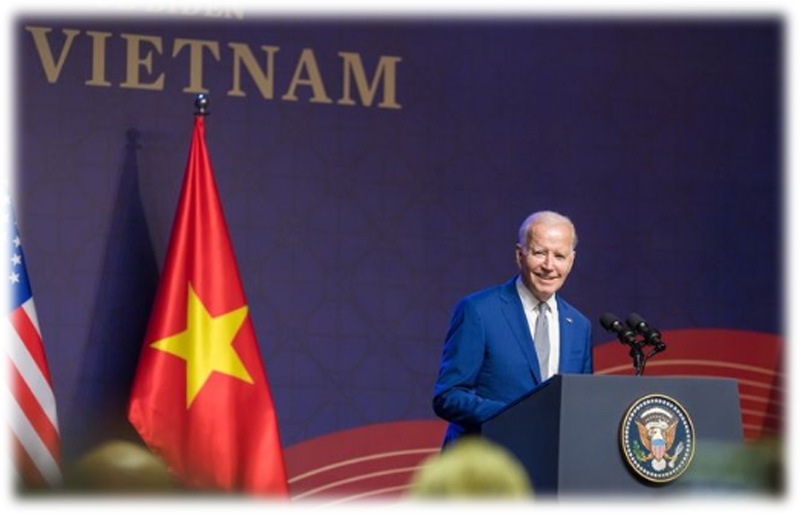 Joe Biden, Prime Minister Pham Minh Chinh discuss U.S.–Vietnam Comprehensive Strategic Partnership during Hanoi tour