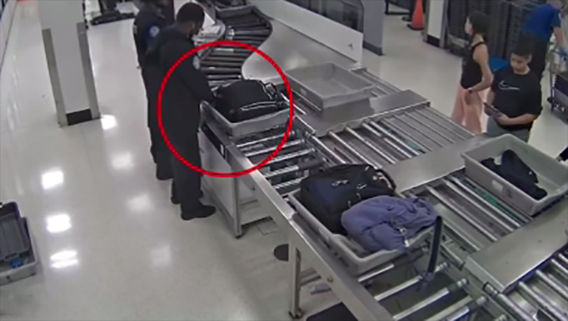US: Miami airport officials caught on camera stealing money from passenger bags