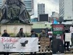 Baloch National Movement demonstrates in Manchester, Amsterdam to mark 'Black Day'