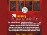 Baloch Yakjeethi Committee declares January 25 as Baloch Genocide Day