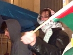 Jewish student claims she was stabbed in eye with Palestinian flag during anti-Israeli protest on Yale University campus