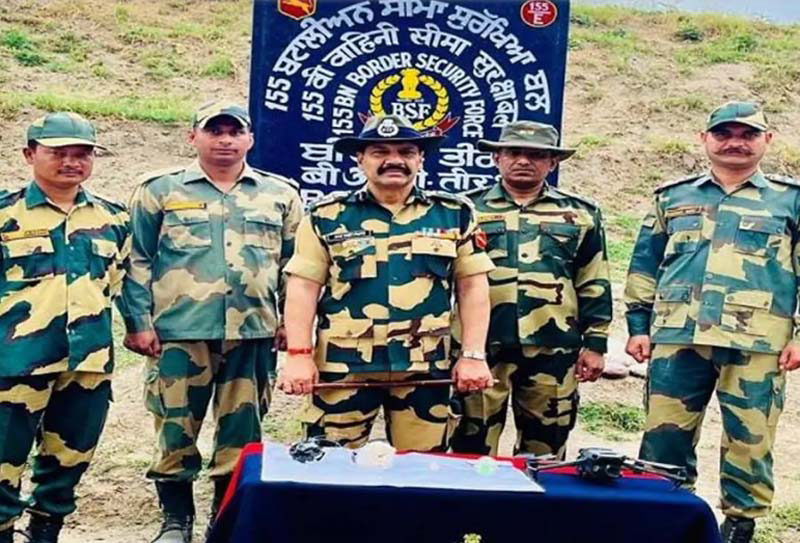 Chinese-made drone carrying heroin seized by BSF on Firozpur border