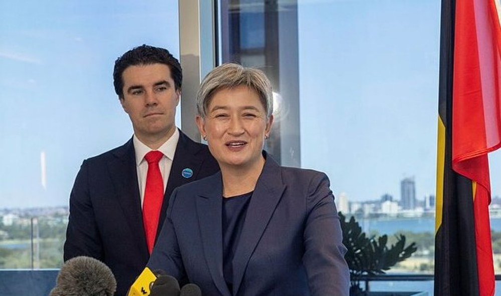 Australian Foreign Minister and country's first openly gay female parliamentarian Penny Wong marries longtime partner Sophie Allouache