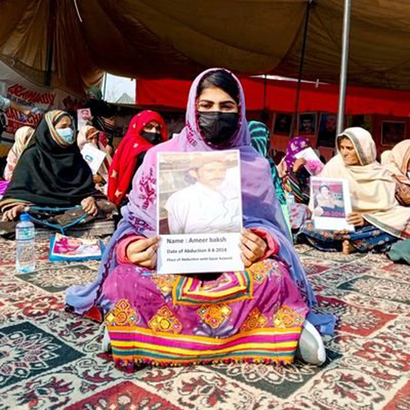 Sadaf Ameer Baloch urges Pakistani authorites to ensure safe recovery of her abducted father